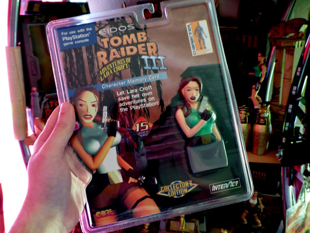 Tomb Raider memory card for Playstation