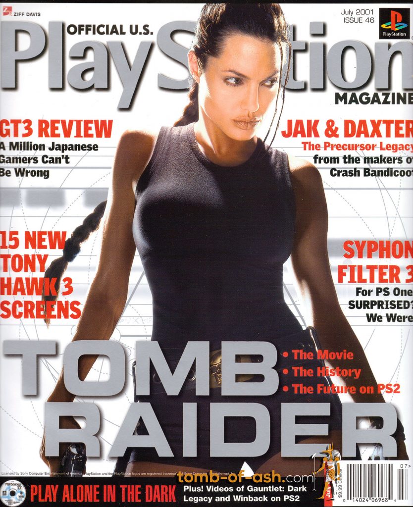 For all those Hyped about the news of the upcoming Tomb Raider film here are some nostalgia scans from the Official Playstation Magazine dated July 2001. Some TR:AOD