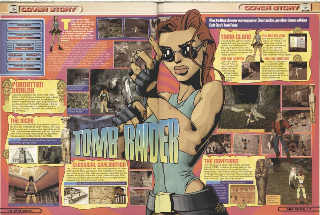 1996 - Mean Machines Magazine - Tomb Raider Comic