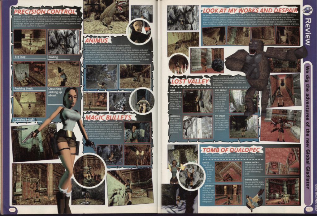 1996 - Sega Mean Magazine - The Original Tomb Raider