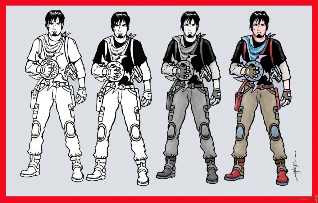 Incredible drawings by Murti Schofield, the writer of Tomb Raider the Angel of Darkness