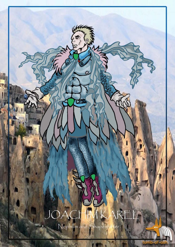 Murti Schofield, the writer of the Angel of Darkness, send us his sketches of Karel.