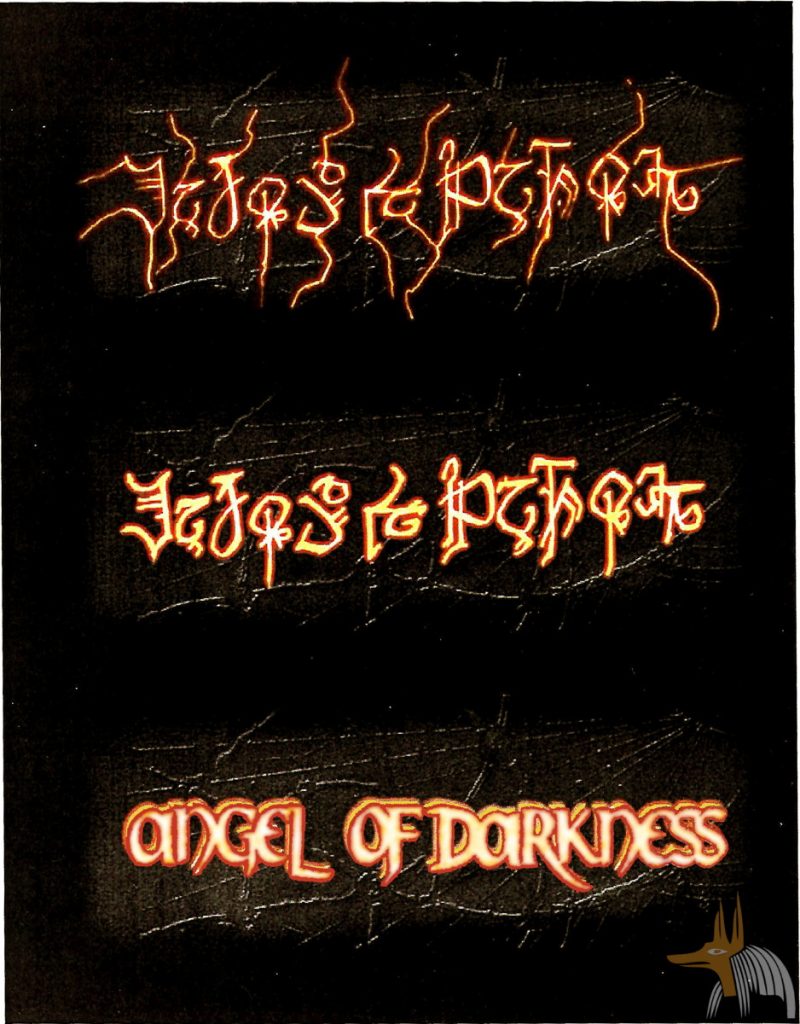 Tomb Raider - the Angel of Darkness runes