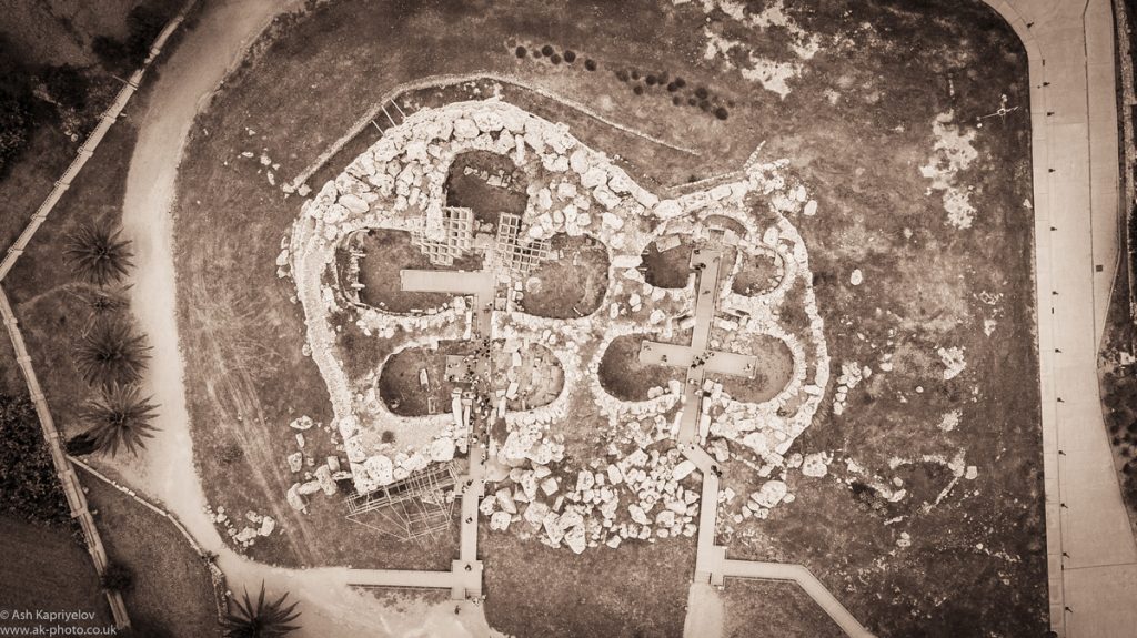 The Ġgantija Temples in Xagħra, Gozo, are one of the most important archaeological sites in the Maltese Islands and are listed on the UNESCO World Heritage List. The site consists of two temples dating back to between 3600 and 3200 B.C.