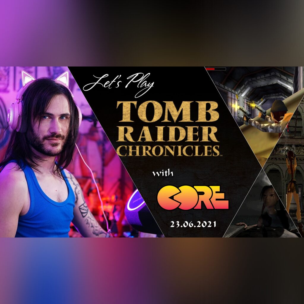 A play-through of select levels from Tomb Raider: Chronicles with the original developers. Andy Sandham - Black Isle levels and script, Joby Wood - Russian Base levels, Martin Gibbins - programmer, Peter Connelly - SFX and Music